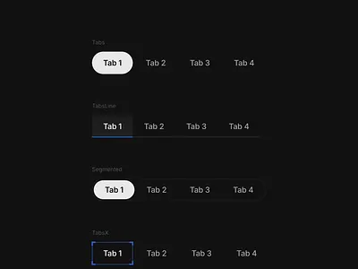 Fully responsive tabs with Framer design design system interactive components interface menu navigation tabs ui ui elements ui kit ux