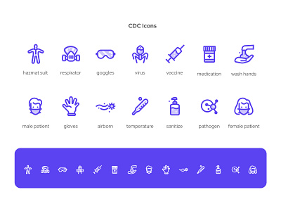 CDC Icons art design icon illustration vector