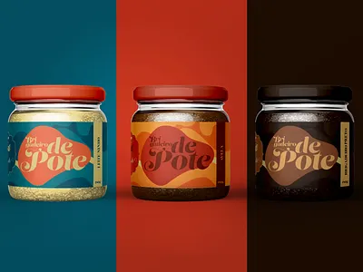 BRIGADEIRO DE POTE PACKAGING brand design design graphic design logo packaging