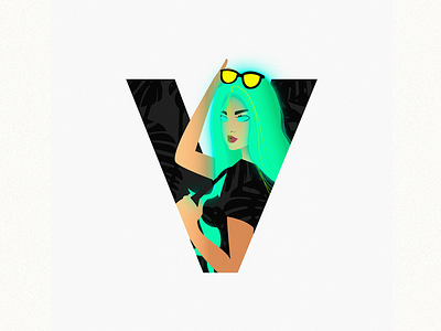 V 36daysoftype character characterdesign colorful design illustration im designs