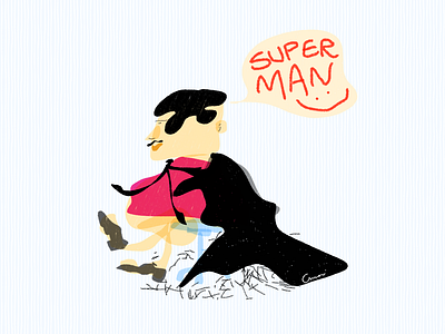 Superman doodle