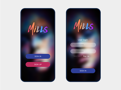 log in Register illustration ui ux