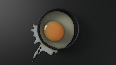 Egg Drop advertising animation food food and drink houdini motion design redshift3d