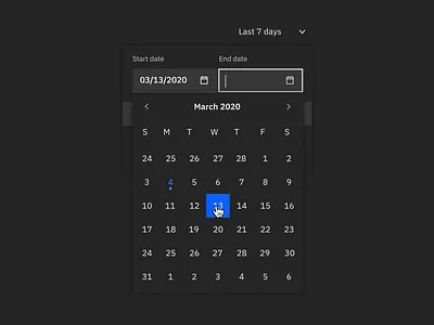 Micro-interactions | Date Picker ampersandrew animation calendar date date picker dropdown interactive interface motion design motion graphics product design ui ui design web web design website