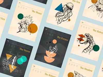 Isolation Posters Vol. 1 color colors design experimental illustration photoshop poster poster art poster design posters print texture typography vector