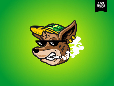 KANGOROO THUGLIF animation design for sale illustration logo vector