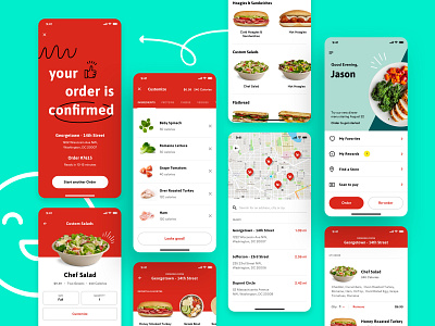 Mobile Kiosk art direction convenience store design design system desktop flexible layouts food mobile order ordering responsive ui ui design web design