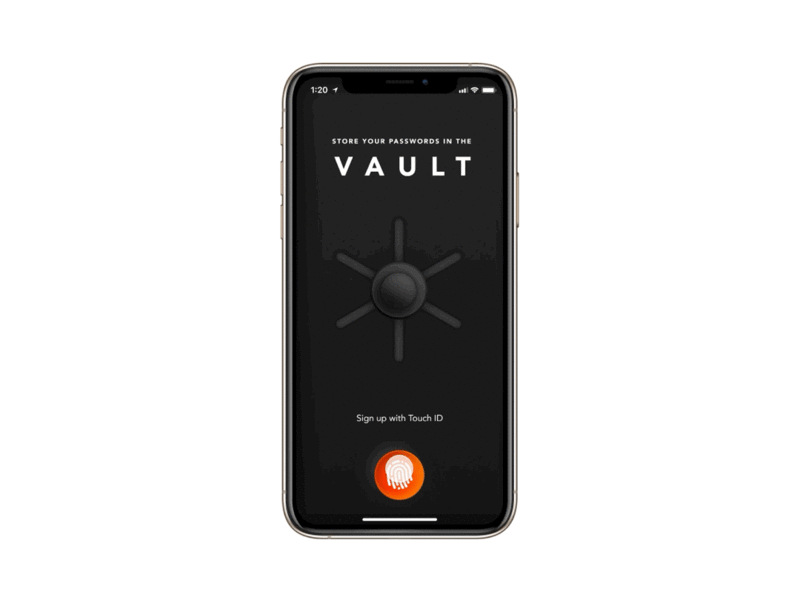 Password Vault Sign In Daily UI 001: Password Vault Sign Up by Rachel Corres on Dribbble