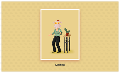 Friends illustration Monica friends funny illustration monica turkey