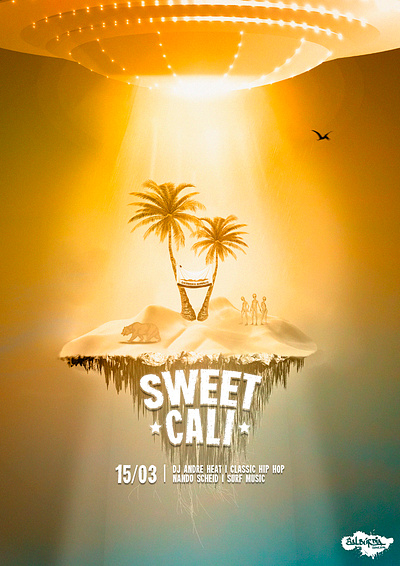 Sweet Cali #2 Event Art california design graphic manipulation typography