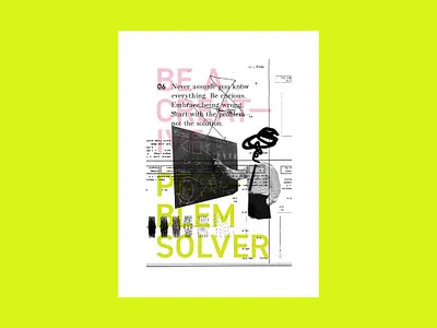 TG Poster Series Number 06 graphic design manifesto poster screenprint techgrayscale