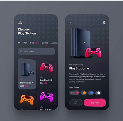 gaming PlayStation creative design dailyui game uidesign