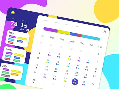 Daily UI :: 038 / Calendar branding calendar calendar app calendar design calendar ui dailyui dailyui038 dailyuichallenge design icon logo ui uidesign ux uxuidesign web