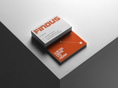 FINDUS branding businesscard graphicdesign