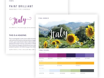 Online Course Style Guide branding typography