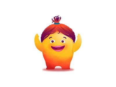 Mrs. Bright ! child children chracter cute cutemonster design illustration kids logo monster vector