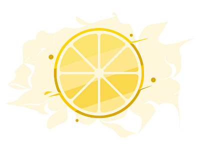 lemon slice brand branding design flat flat design graphic design icon illustration lemon lemon logo lemon slice lemon vector lemons logo vector web