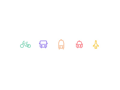 transit icon study design icon design icon set iconography icons illustration vector