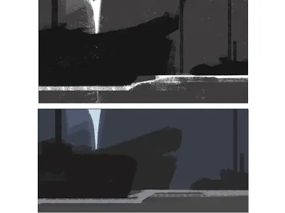 100 days of film-still sketch 054 （color) 100daychallenge filmstills sketch