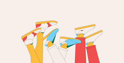 Upside Down art artwork colors design graphicdesign illustration minimalist pop art sneaker sneaker illustration vector