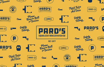 Pard's Pattern art direction branding graphic elements pattern