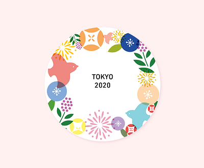 TOKYO 2020 design graphic illustration