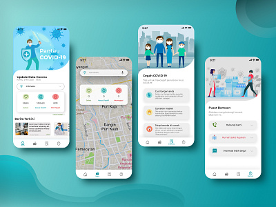 COVID 19 App (Rebound) android app app app ui best design concept covid 19 covid19 daily 100 challenge dailyui design dribbble dribbble best shot figma health app mobile ui ui uidesign uiux user interface userinterface