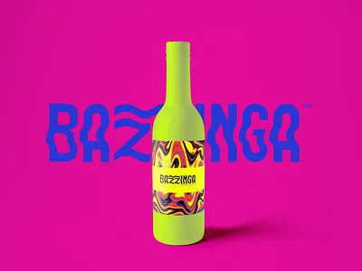 Bazzinga Energy Drink - Label Design beverage brand identity branding branding and identity branding design colorful energy drink graphicdesign illustration labeldesign logo design packaging packaging design product design trippy visual identity