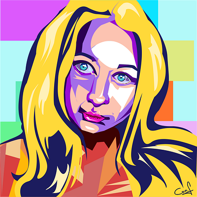 Girl illustration vector