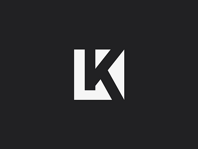 Personal LK Monogram designer illustrator lk lklogo logo logodesign logodesigner logodesigns logomark logotype negativespace typography