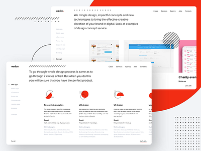 Wadoo. Design Process brand identity branding corporate identity design digital interface mobile product sketch tilda ui ui trends uiux user experience user interface design ux wadoo web