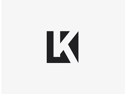 Personal LK Monogram designer illustrator lk lklogo logo logodesign logodesigner logodesigns logomark logotype negativespace typography