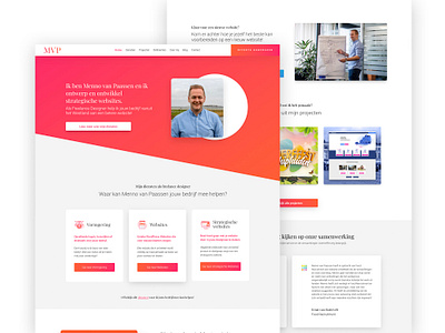 Freelance Design website freelance designer inspiration mennovanpaassen ui web webdesign webdevelopment