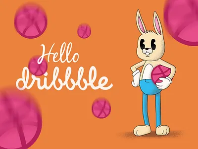 Hello dribbble! cartoon cartoon character cartoon illustration cartoons character characterdesign flat flat illustration flatdesign hello world hellodribbble illustration illutrator photoshop