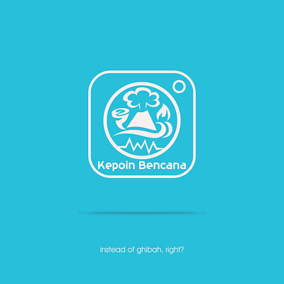 kepoin branding design disaster logo simple vector