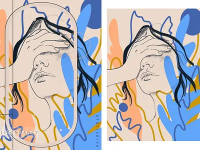 despondancy colors design flowers illustration illustration illustration art procreate art