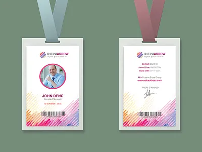 Multipurpose Business ID Card brand identity card employee entrypass identitycard job journalistcard medicalcard membership mockup nametag office officescard pass staffcredentials universityidcard