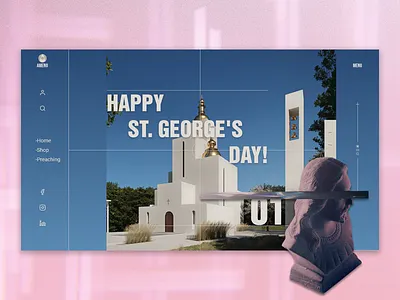 Online Church "AMENO" all church church branding day dribbble equality for genders george happy happy holidays jesus love modern online shop online store orthodox saint solution
