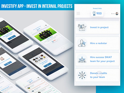 Investify App - Prototype, Motion, UI, UX animation app belgrade gif invest investments ios nenad ivanovic prototype prototype animation prototyping serbia ui ux