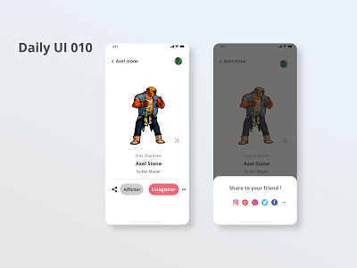 DailyUI 010 for DailyUI app design dailyui design dribbbler iphonex share video game