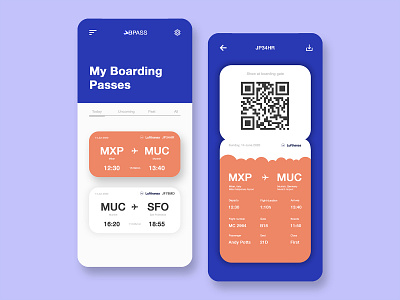 Boarding Pass app app ui app ui design boarding boarding pass daily ui design flight app flights interface interface design mobile app mobile ui onboarding onboarding ui travel travel app ui ui design user interface