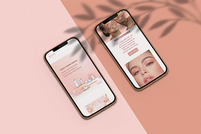 itsumi app app app design beauty beauty app cosmetics cosmetics design design luxury makeup mobile app pink app skincare skincare app ui ux ui ux design