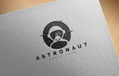 Astronaut Space Club astronaut astronauts brandidentity club creativelogo design designagency fiverr freelancer illustration logo logoexcellent minimal professional space space logo typography upwork