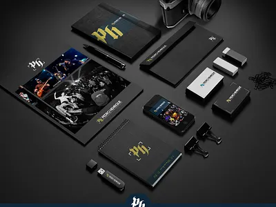 PH fotos | Logo & Identity black dark fotografia fotografo identity identity branding photographer photography