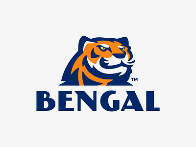 Bengal bengal bigcat branding cat design identity illustration jungle logo logotype mark power stronger tiger