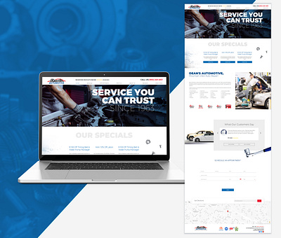 AUTO REPAIR design ui web