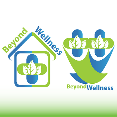 Beyond Wellness LOGO art design flat icon illustration illustrator logo vector web website