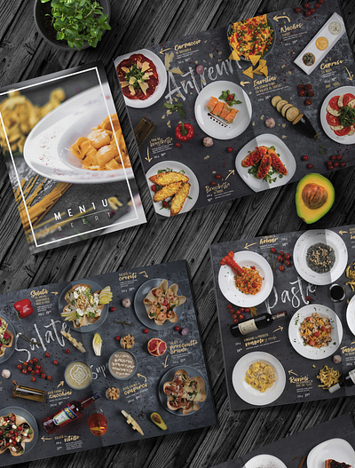 Restaurant Menu | BEERT branding chef cuisine design drinks food graphic design menu photography photoshoot photoshop