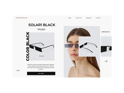 Glasses store app app design branding cards design eyewear glasses page photos store ui ux web website design