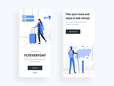 Welcome screens advice branding graphic design hello dribbble illustration ios mobile app new shot onboarding onboarding illustration onboarding screen ui ui design welcome screen